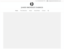 Tablet Screenshot of jamesbrindleyfabrics.com